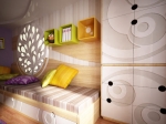 Khmer Interior Bedroom Bedroom Design Showcasing Vibrant Colors and Textures in Cambodia